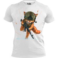 Футболка Котан з Калашматом GANK White