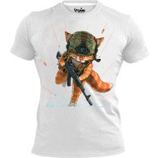 Футболка Котан з Калашматом GANK White