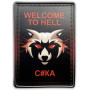 Шеврон ПВХ Єнот Welcome to Hell