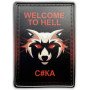 Шеврон ПВХ Єнот Welcome to Hell