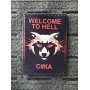 Шеврон ПВХ Єнот Welcome to Hell
