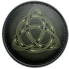 Шеврон ПВХ Круглий Трикветр 65 Green