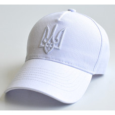 Кепка Тризуб White/White