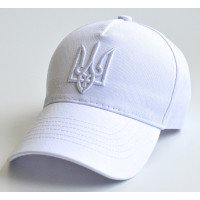 Кепка Тризуб White/White