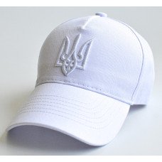 Кепка Тризуб White/White