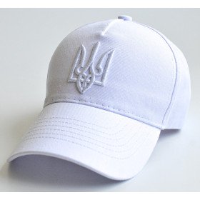 Кепка Тризуб White/White