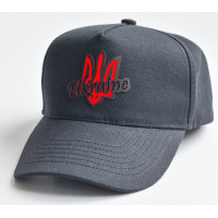 Кепка Тризуб Black/Red