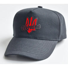 Кепка Тризуб Black/Red