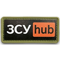 Шеврон ПВХ ЗСУ HUB Olive/Black