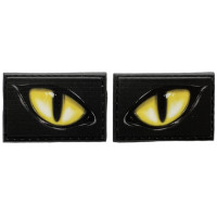 Шеврон ПВХ Cat Eyes Black 2шт