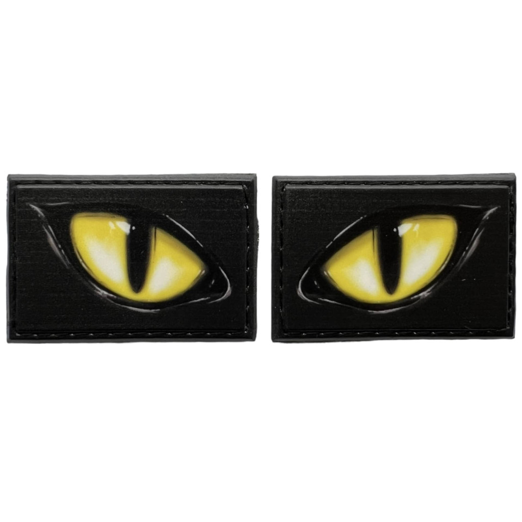 Шеврон ПВХ Cat Eyes Black 2шт