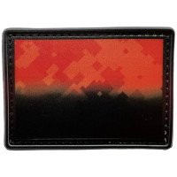Шеврон ПВХ Прапор Black/Red