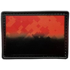 Шеврон ПВХ Прапор Black/Red