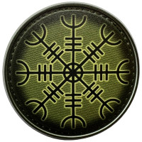Шеврон ПВХ Шолом Жаху Green Круглий