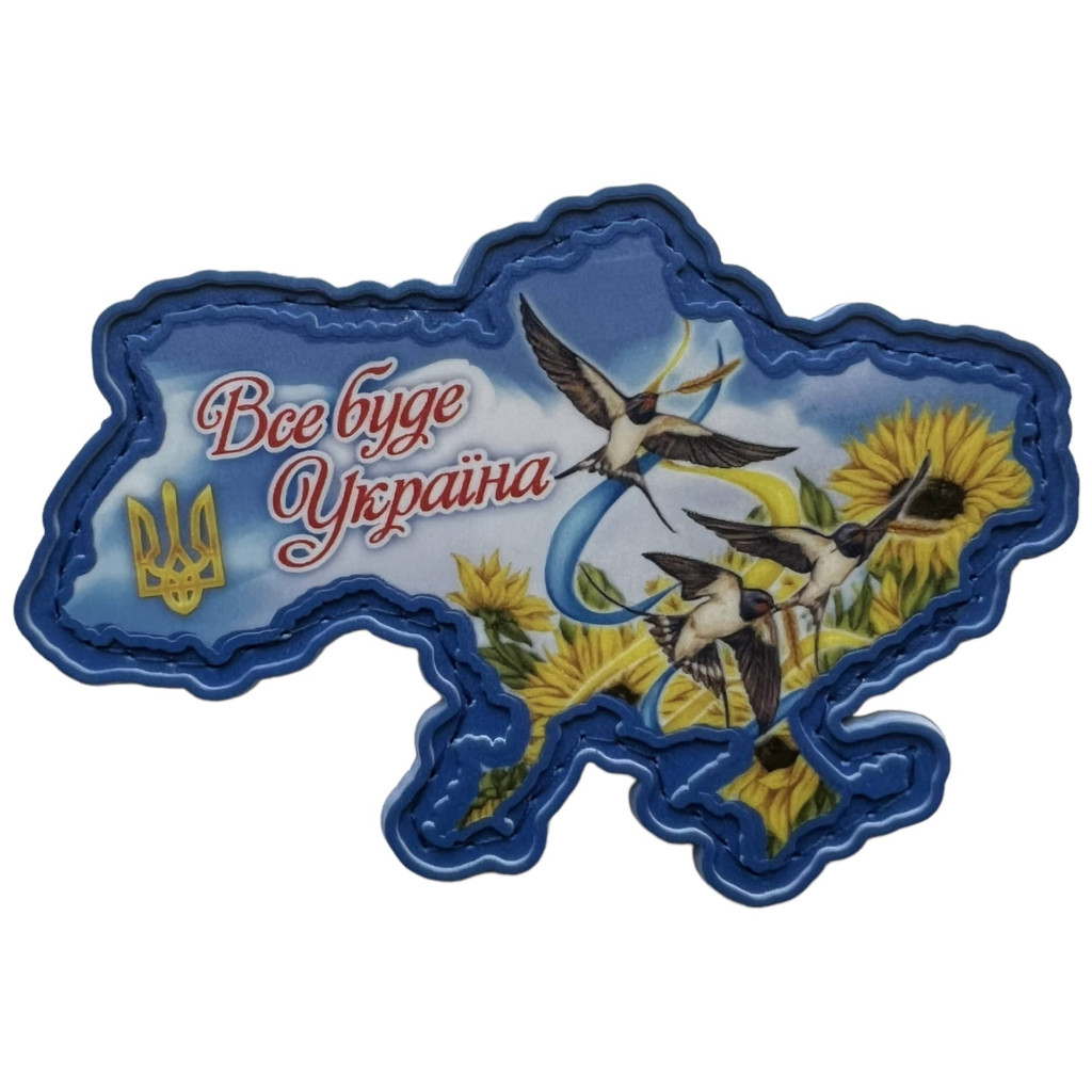 Шеврон ПВХ Мапа Все Буде Україна