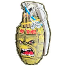 Шеврон ПВХ Лимонка Халк Go To Hell
