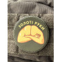 Шеврон ПВХ Круглий Золоті Руки Olive