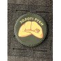 Шеврон ПВХ Круглий Золоті Руки Olive