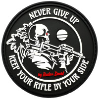 Шеврон ПВХ Never Give Up