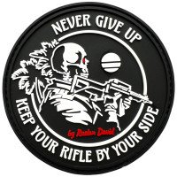 Шеврон ПВХ Never Give Up