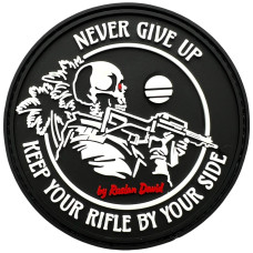 Шеврон ПВХ Never Give Up