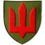 Шеврон ПВХ Щит Тризуб ППО
