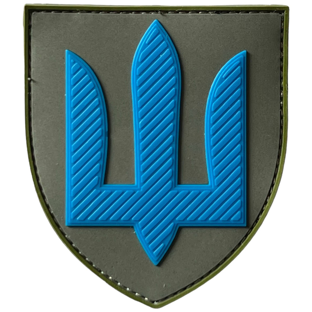 Шеврон ПВХ Щит Тризуб Гірська Піхота