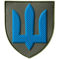 Шеврон ПВХ Щит Тризуб Гірська Піхота