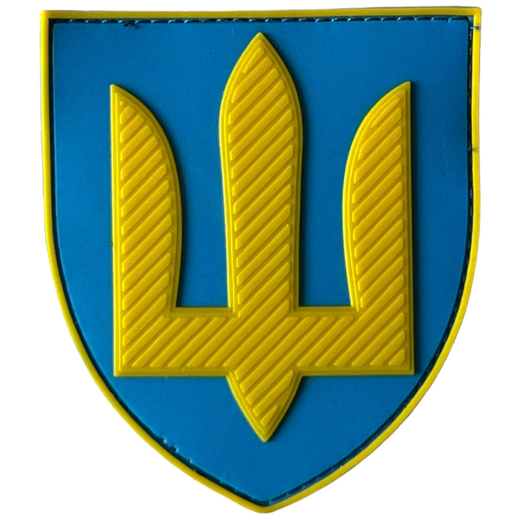 Шеврон ПВХ Щит Тризуб Апарат Головнокомандувача
