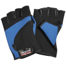 Неопренові рукавички для риболовлі Dragon Blue