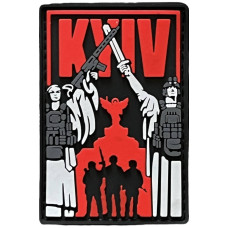 Шеврон ПВХ Київ Захисники Black/Red