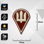 Шеврон ПВХ ДШВ Small Red/White