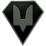 Шеврон ПВХ ССО Black/Grey