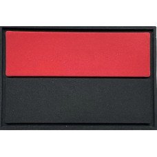 Шеврон ПВХ Прапор Black/Red Gen2 30х45
