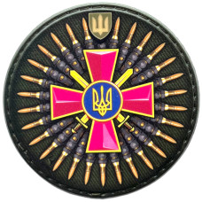 Шеврон ПВХ Круглий Слава ЗСУ Olive