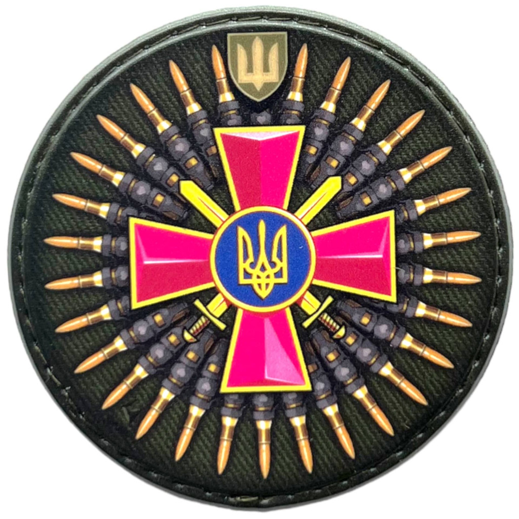 Шеврон ПВХ Круглий Слава ЗСУ Olive