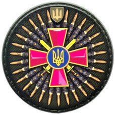 Шеврон ПВХ Круглий Слава ЗСУ Olive