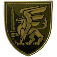 Шеврон ПВХ Щит Грифон