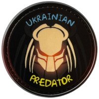 Шеврон ПВХ Круглий Ukrainian Predator