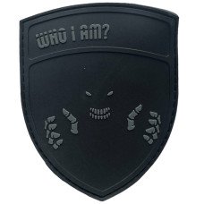 Шеврон ПВХ Who I Am Black