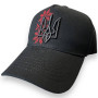 Кепка Тризуб Орнамент Black/Red