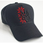 Кепка Тризуб Орнамент Black/Red