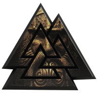 Шеврон ПВХ Валькнут 3D