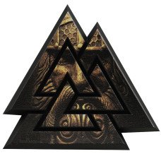 Шеврон ПВХ Валькнут 3D