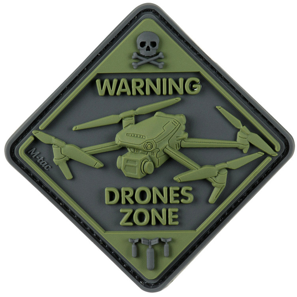 Шеврон ПВХ Drones Zone Olive