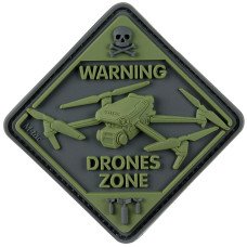 Шеврон ПВХ Drones Zone Olive
