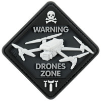 Шеврон ПВХ Drones Zone Black