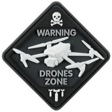 Шеврон ПВХ Drones Zone Black