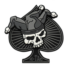 Шеврон ПВХ Ace of Spades 3D Black/White