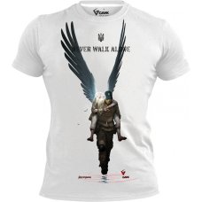 Футболка Never Walk Alone GANK White